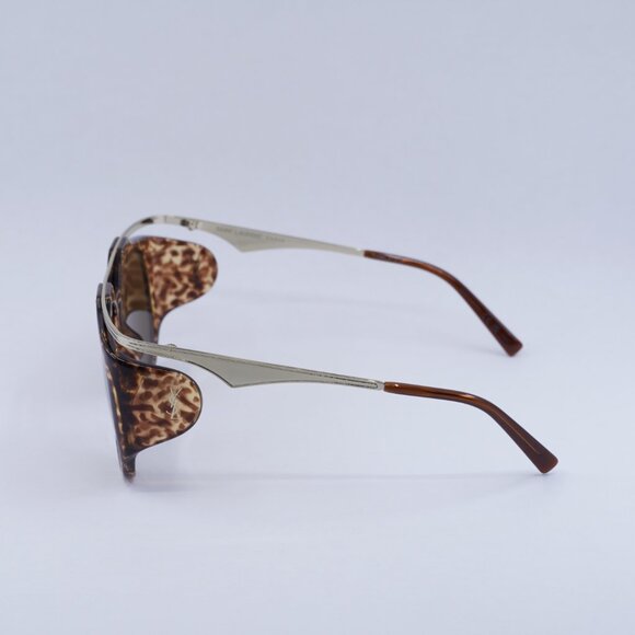 🕶️ New Saint Laurent SLM137 AMELIA 002 Sunglasses - Gold/Leopard Havana Frame - Picture 10 of 12